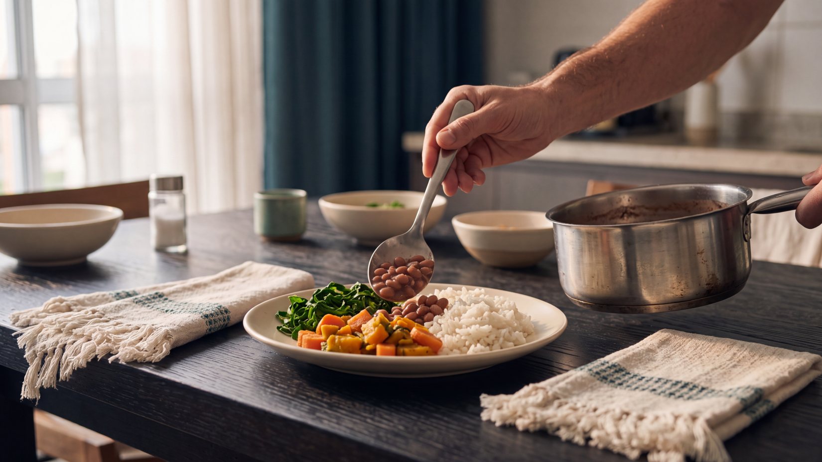 Escolhas de alimentação saudável